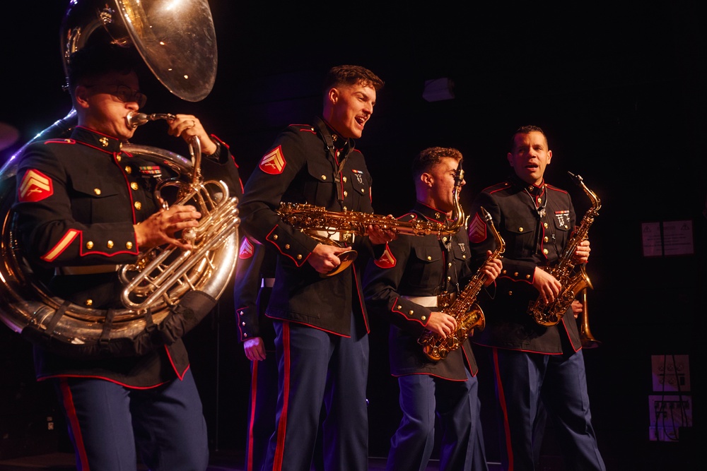 2nd MAW Band Commemorates 80th Anniversary of the Liberation of France