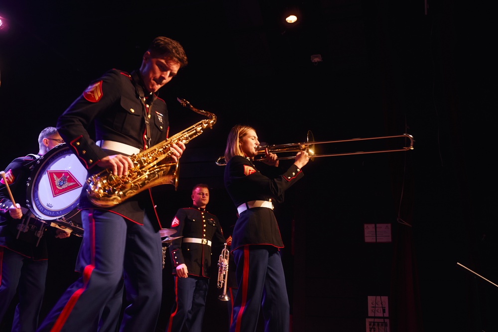 2nd MAW Band Commemorates 80th Anniversary of the Liberation of France