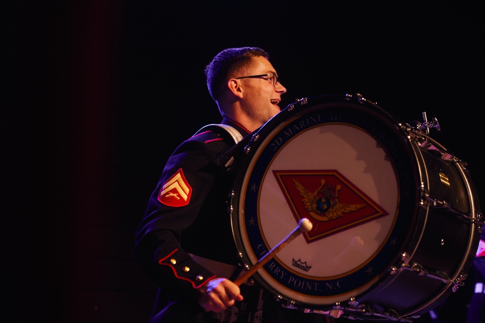 2nd MAW Band Commemorates 80th Anniversary of the Liberation of France