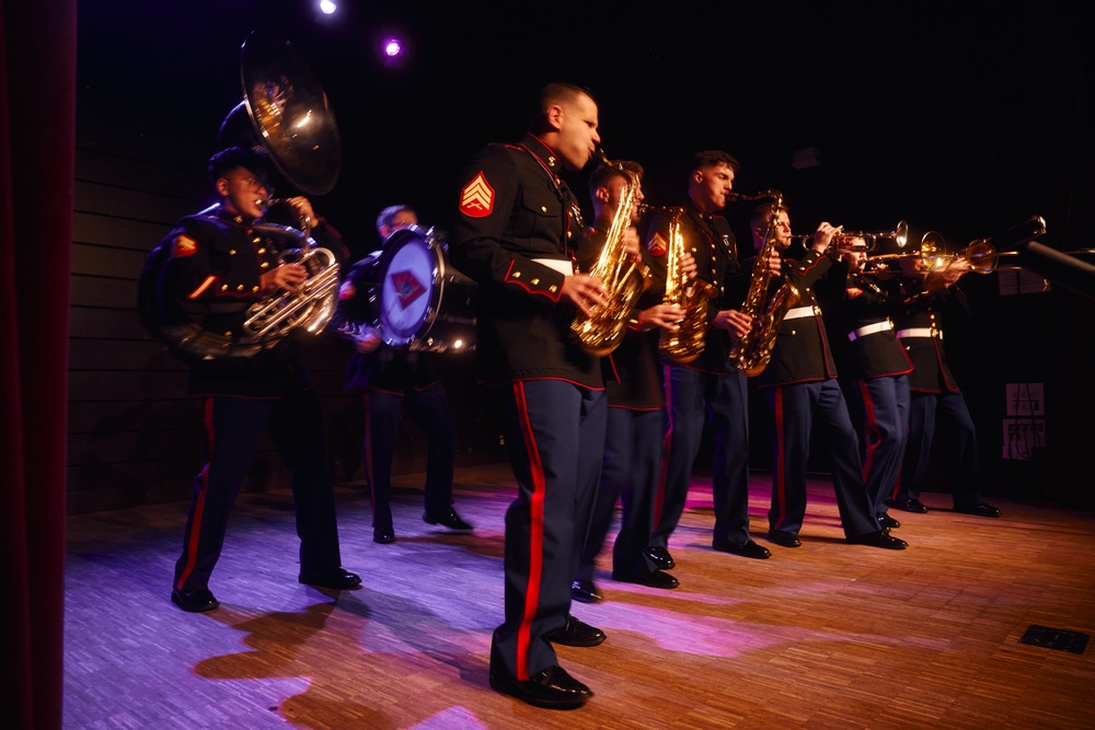 2nd MAW Band Commemorates 80th Anniversary of the Liberation of France