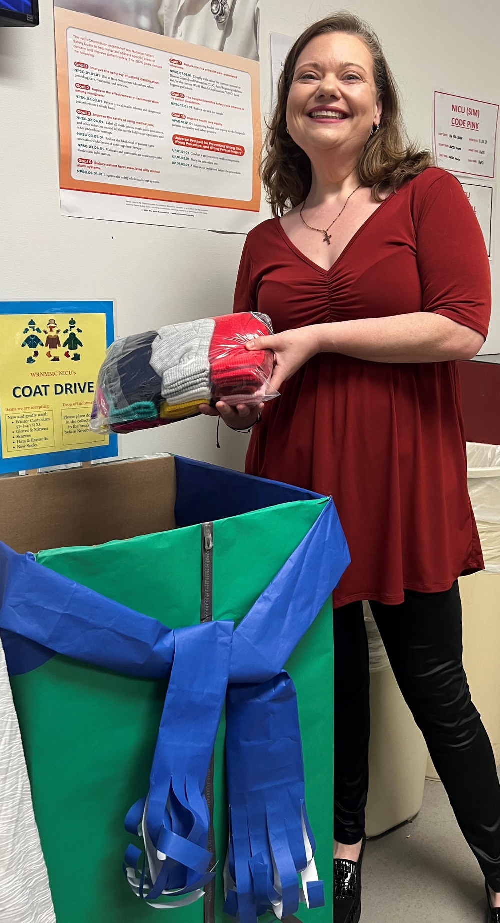 NICU team's coat drive supports local elementary school