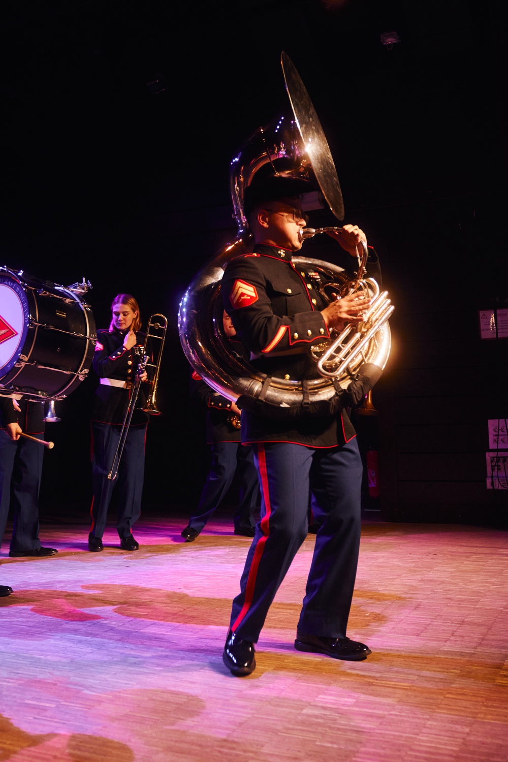 2nd MAW Band Commemorates 80th Anniversary of the Liberation of France