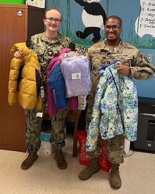 NICU team's coat drive supports local elementary school