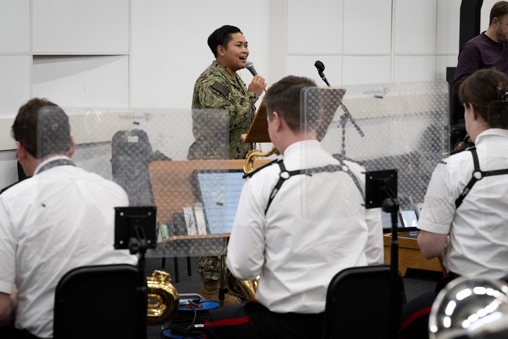 Navy vocalist strengthens ties with allies through music