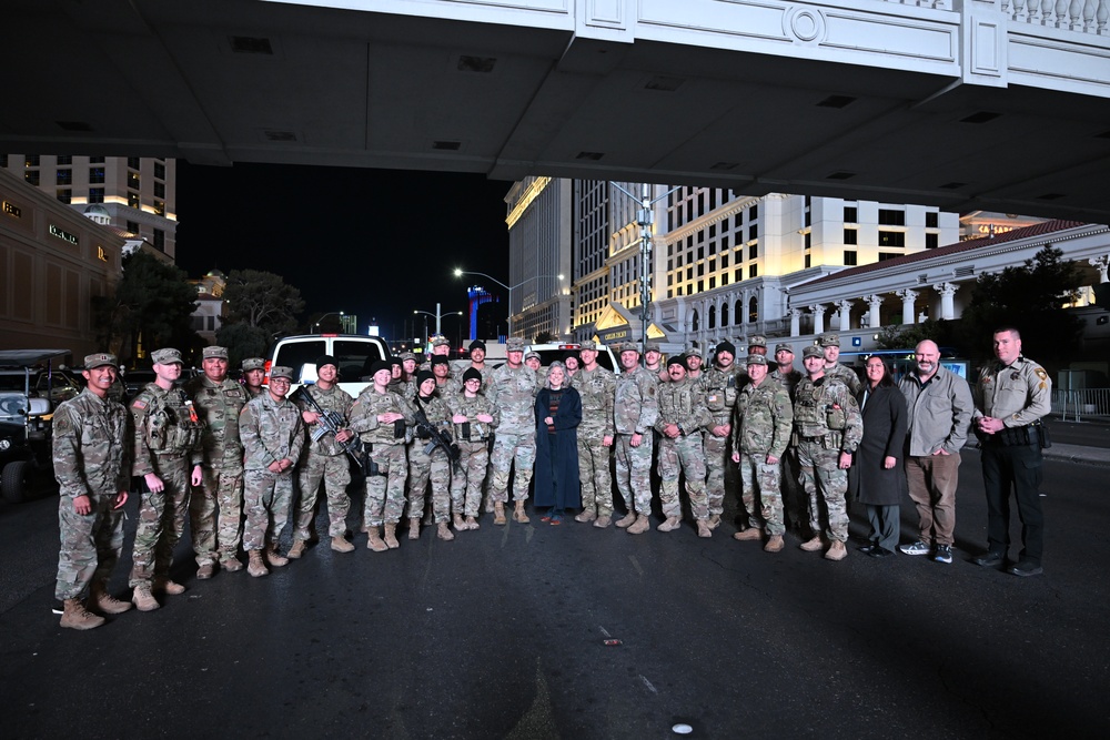 Nevada National Guard supports first responders during Formula 1 Las Vegas Grand Prix