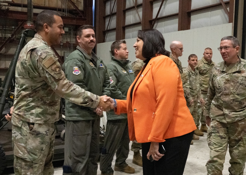 Lt. Gov. Kim Driscoll Tours Westover Air Reserve Base