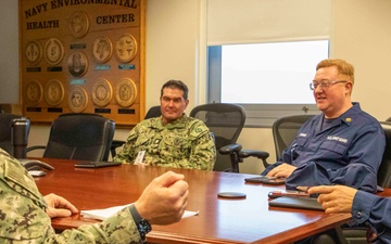 Coast Guard Leadership Visits Navy and Marine Corps Force Health Protection Command