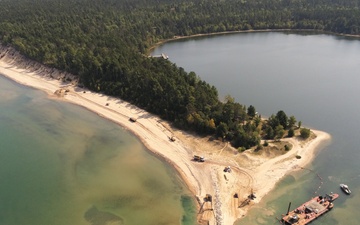 Corps of Engineers, Navy collaborate in experimental dredging for U.P. harbor