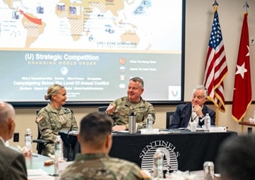 Lt. Gen. Mohan and Maj. Gen. Donahue Visit 528th Sustainment Brigade During ARSOF Sustainment Symposium