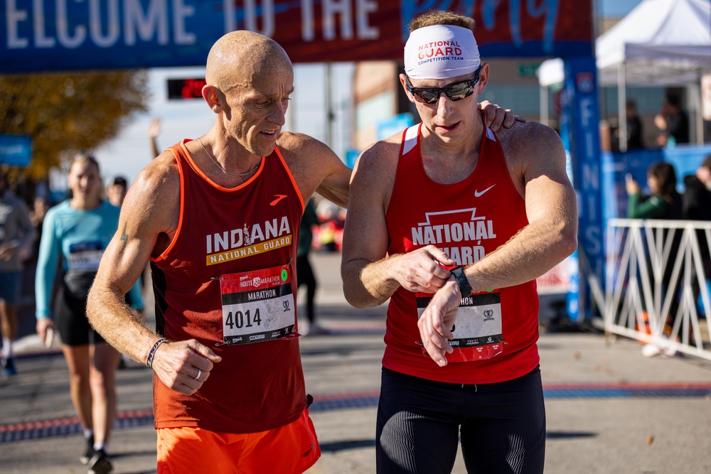 National Guard marathon team runs in Tulsa’s Route 66 Marathon