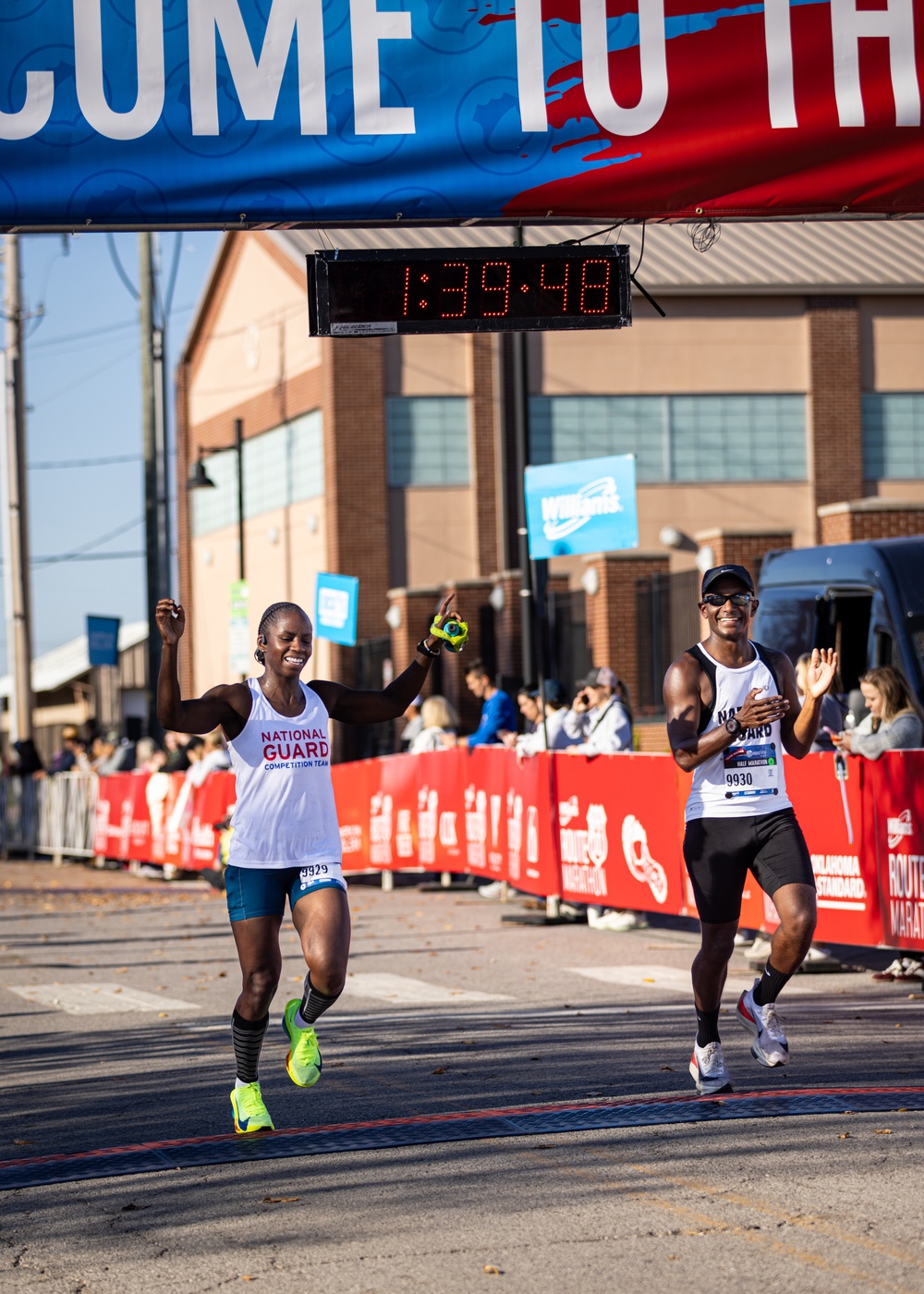 National Guard marathon team runs in Tulsa’s Route 66 Marathon