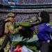 Maryland National Guard A-10C Thunderbolt II Flyover and Frog-X Jump at Baltimore Ravens Game