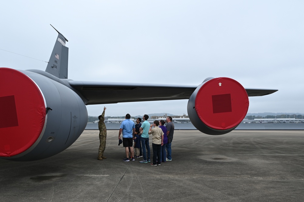 Shelby Scout Troop 119 Visits the 117th Air Refueling Wing