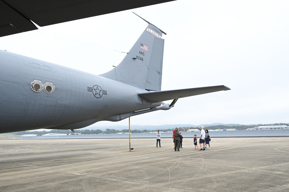 Shelby Scout Troop 119 Visits the 117th Air Refueling Wing