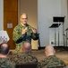 The Chaplain of the Marine Corps speaks to 3rd MAW Marines