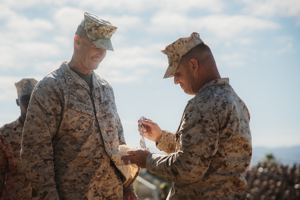 The Combat Center hosts a Marine Corps Birthday Pageant to commemorate the Marine Corps’ 249th birthday