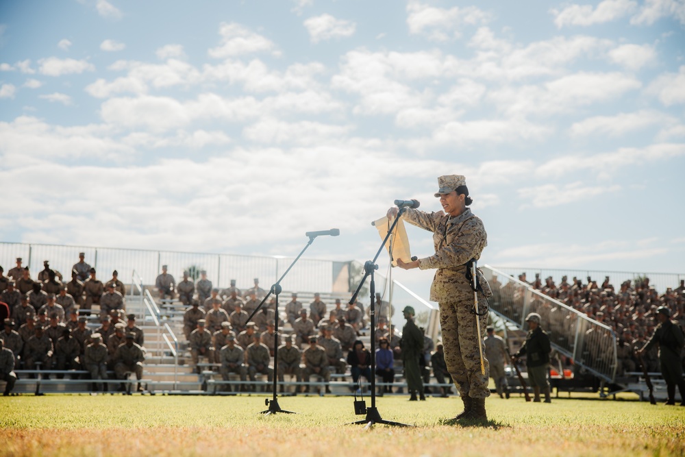 The Combat Center hosts a Marine Corps Birthday Pageant to commemorate the Marine Corps’ 249th birthday