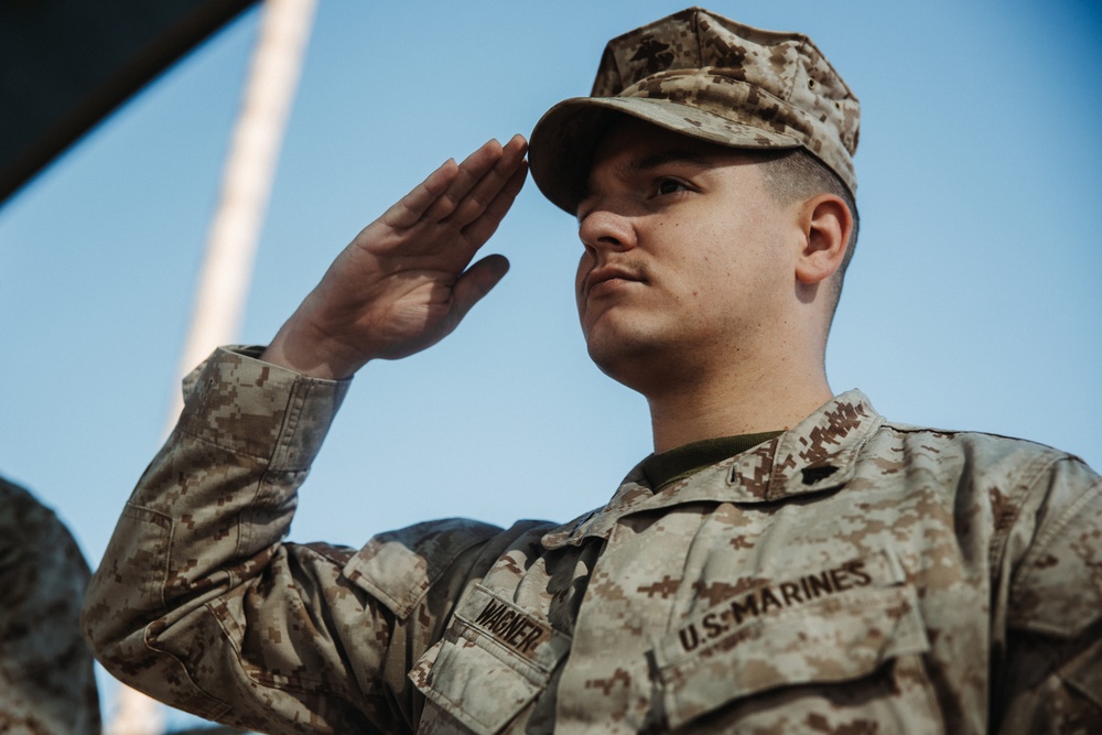 The Combat Center hosts a Marine Corps Birthday Pageant to commemorate the Marine Corps’ 249th birthday