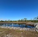 Upstream intake structure to Manatee Mitigation Feature. It is closed during winter months to keep warm water from being flushed out of the manatee’s winter refuge