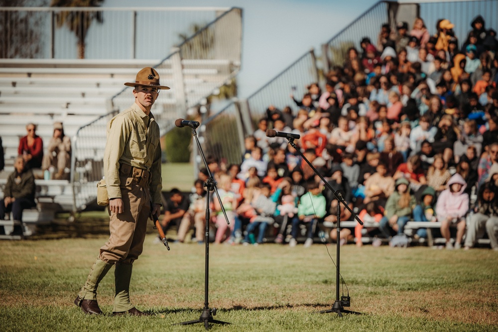 The Combat Center hosts a Marine Corps Birthday Pageant to commemorate the Marine Corps’ 249th birthday