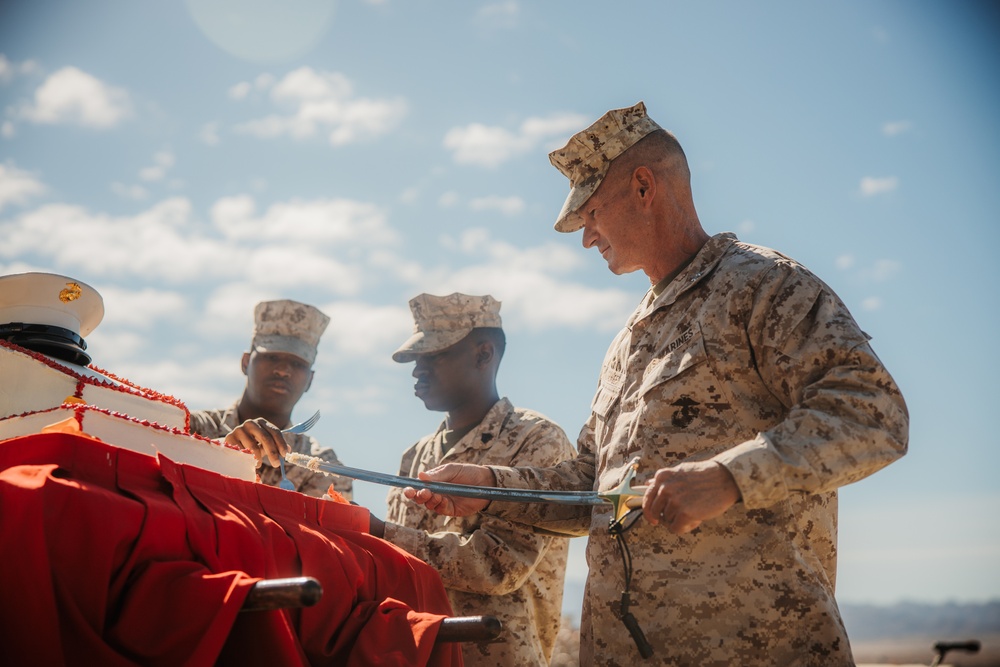 The Combat Center hosts a Marine Corps Birthday Pageant to commemorate the Marine Corps’ 249th birthday