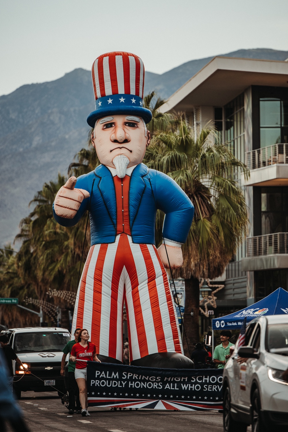 MCAGCC Marines and Sailors march in Palm Springs’ 27th Annual Veterans Day Parade