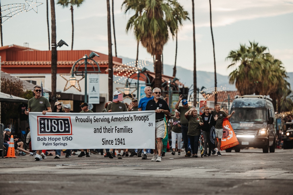 MCAGCC Marines and Sailors march in Palm Springs’ 27th Annual Veterans Day Parade