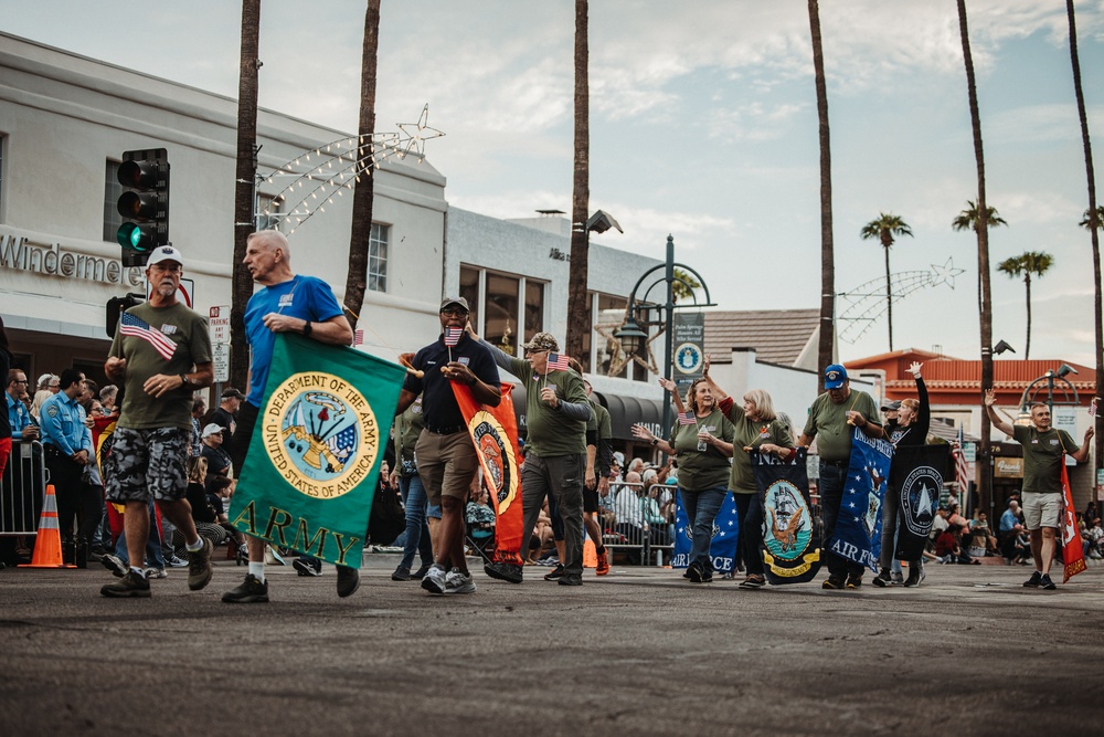 MCAGCC Marines and Sailors march in Palm Springs’ 27th Annual Veterans Day Parade