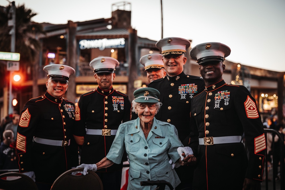 MCAGCC Marines and Sailors march in Palm Springs’ 27th Annual Veterans Day Parade