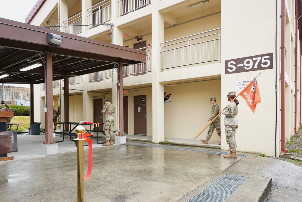 Barrack Ribbon Cutting Ceremony at the Camp Carroll