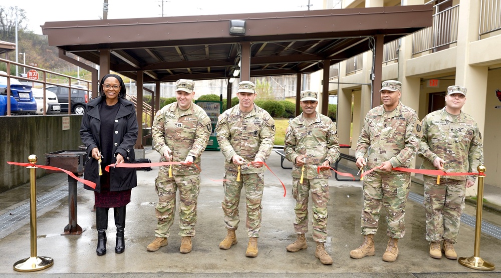 Barrack Ribbon Cutting Ceremony at the Camp Carroll