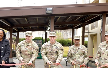 Barrack Ribbon Cutting Ceremony at the Camp Carroll