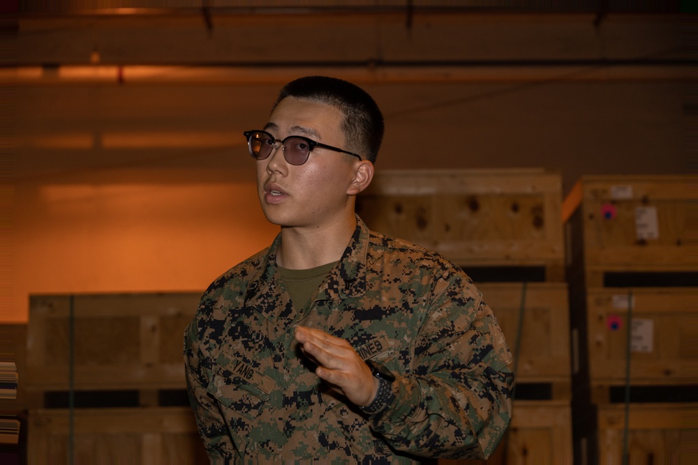 Republic of Korea Marine Corps Officials Tour Camp Kinser Facilities