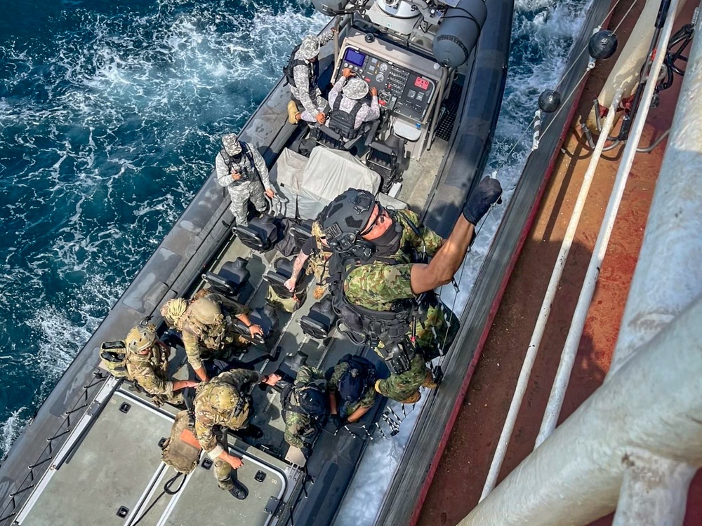 Naval Special Warfare Train During Exercise Malabar 2024