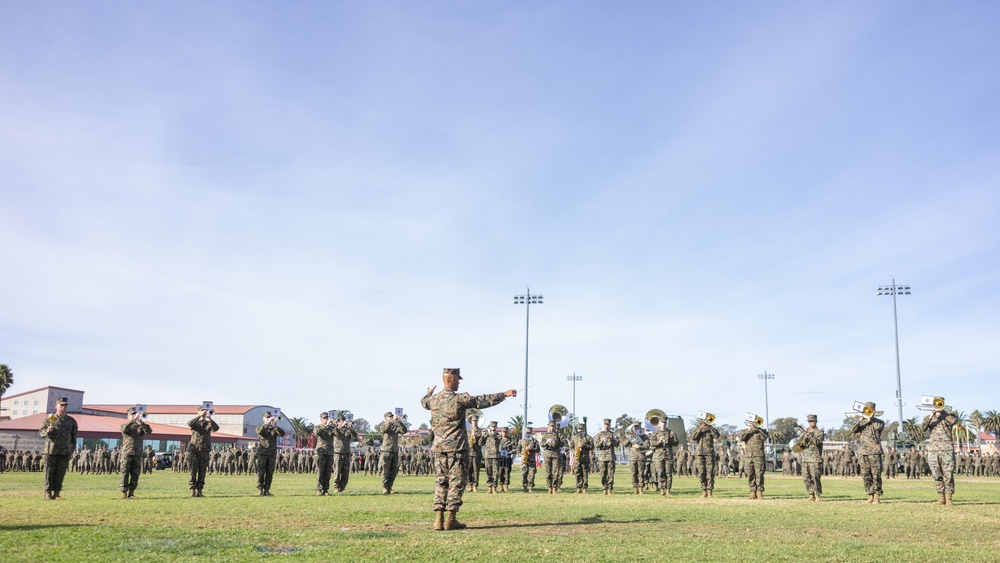 1st MARDIV holds change of command ceremony