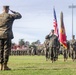 1st MARDIV holds change of command ceremony