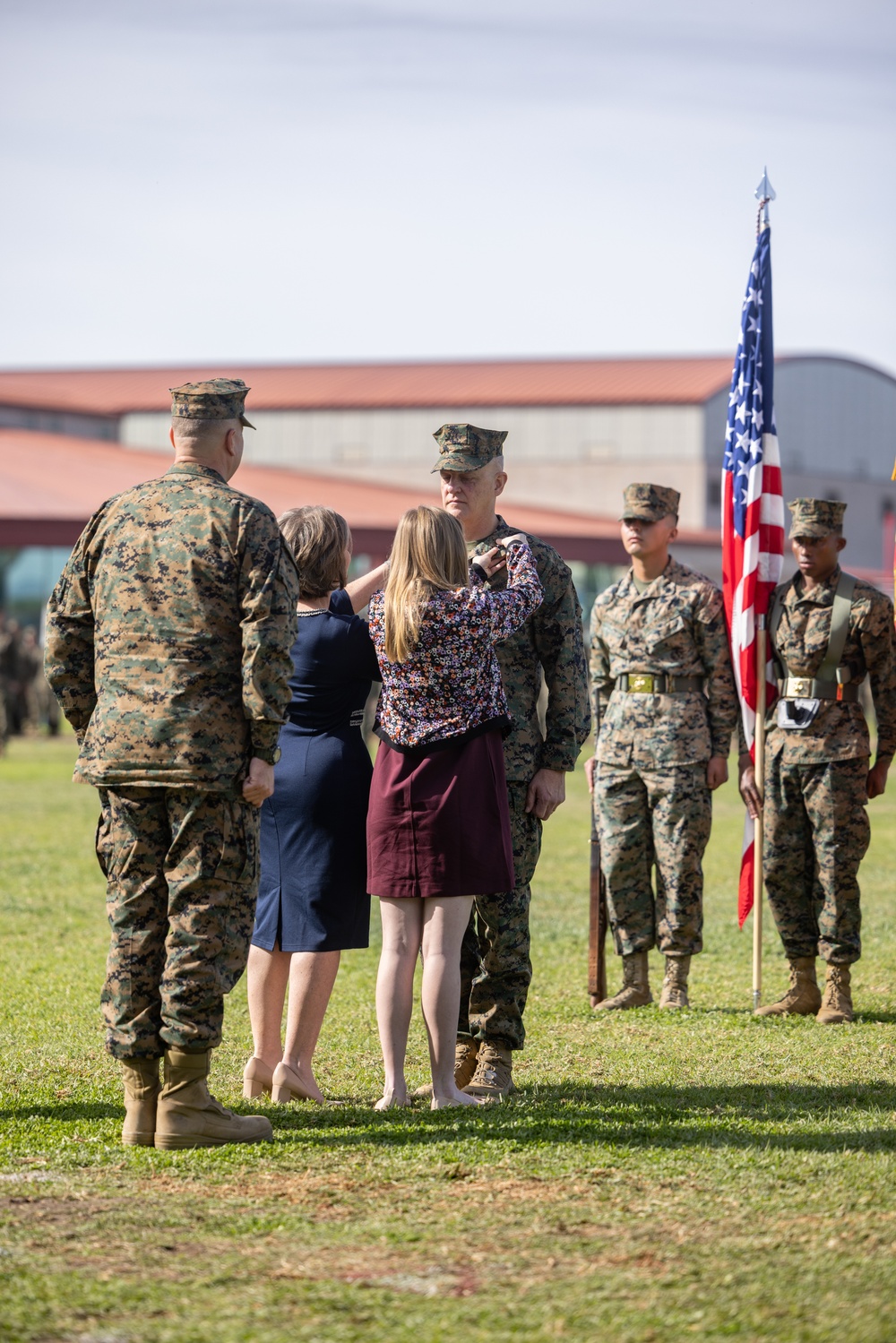 1st MARDIV holds change of command ceremony