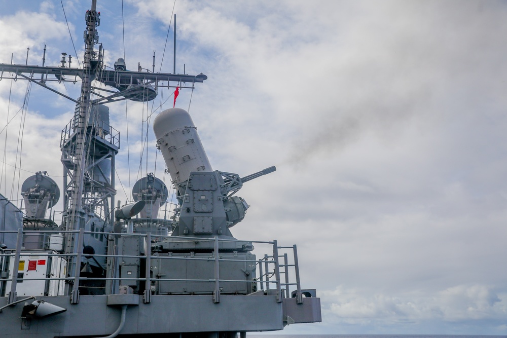 USS Princeton conducts routine operations as part of the Carl Vinson Carrier Strike Group