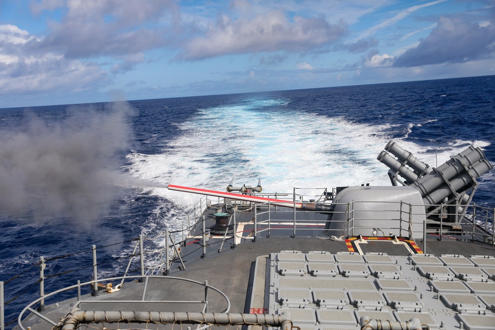 USS Princeton conducts routine operations as part of the Carl Vinson Carrier Strike Group