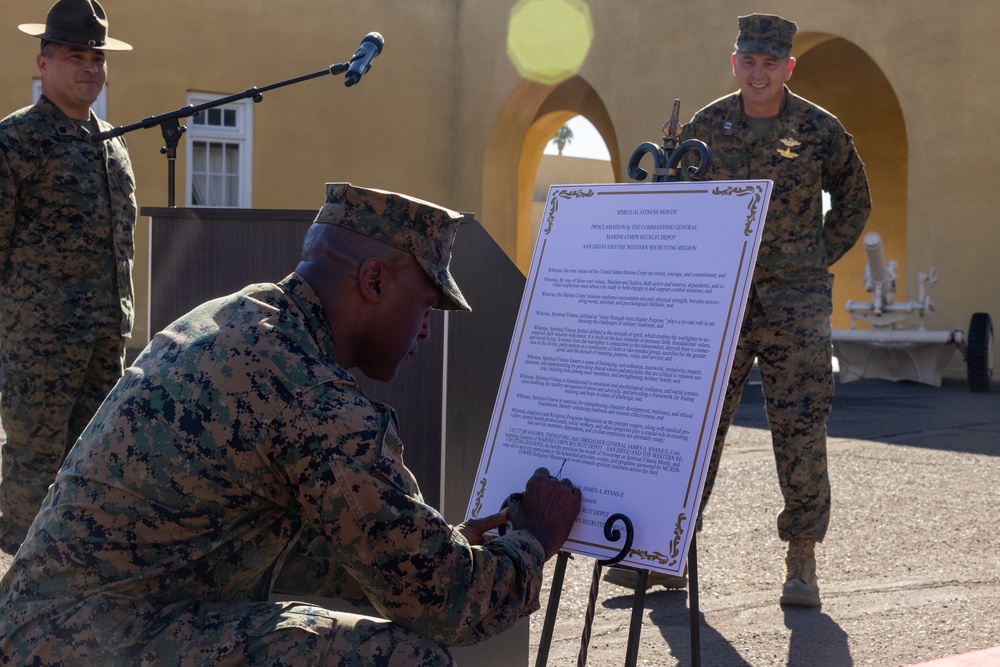 Chaplain of the Marine Corps Visit