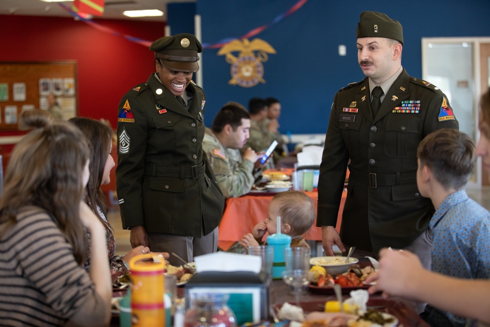 1AD Celebrates Thanksgiving at Fort Bliss