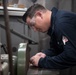 Aviation Structural Mechanic Fabricates a Patch in the Jet Shop Aboard USS Carl Vinson (CVN 70)