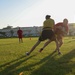 1st Maw Marines play annual Turkey Bowl game