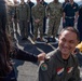 Commander, Task Force 70 (CTF 70) holds promotion ceremony