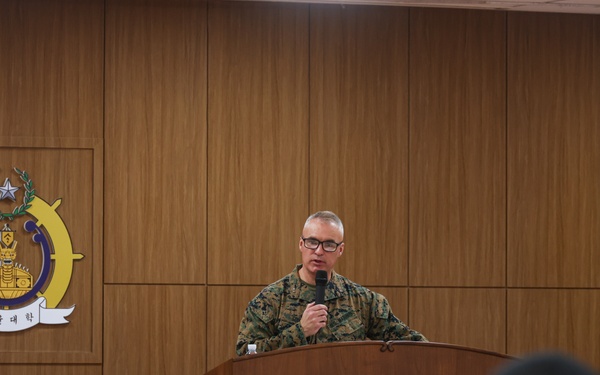 MARFORK visits Republic of Korea Naval War College