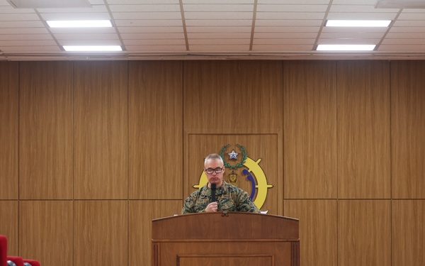 MARFORK visits Republic of Korea Naval War College