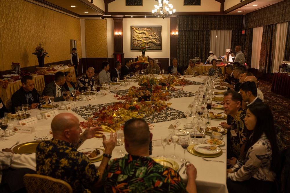 1st MAW leadership hosts bilateral Thanksgiving dinner with JSDF and civilian leaders