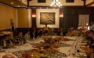 1st MAW leadership hosts bilateral Thanksgiving dinner with JSDF and civilian leaders