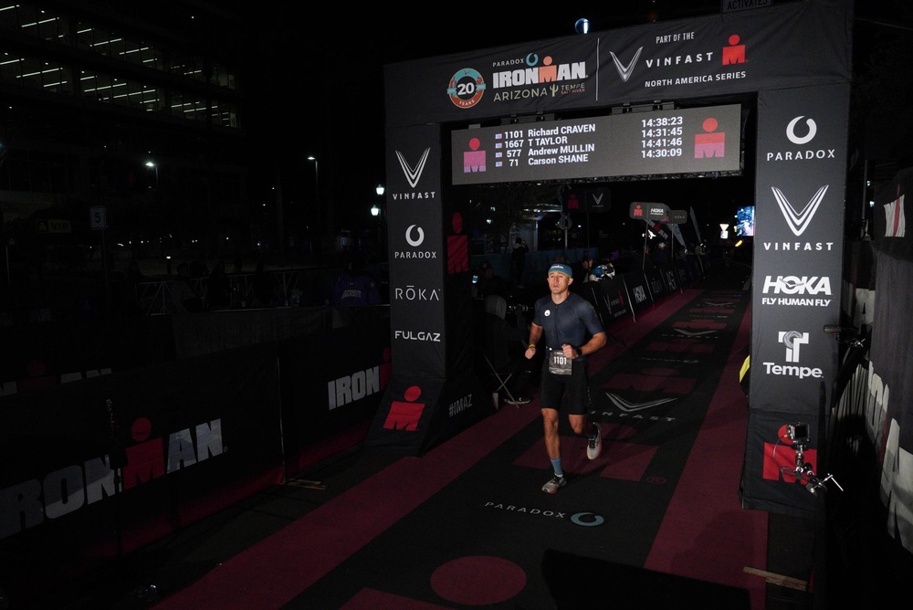 Arizona National Guard Soldier Competes in the Ironman Arizona Triathlon