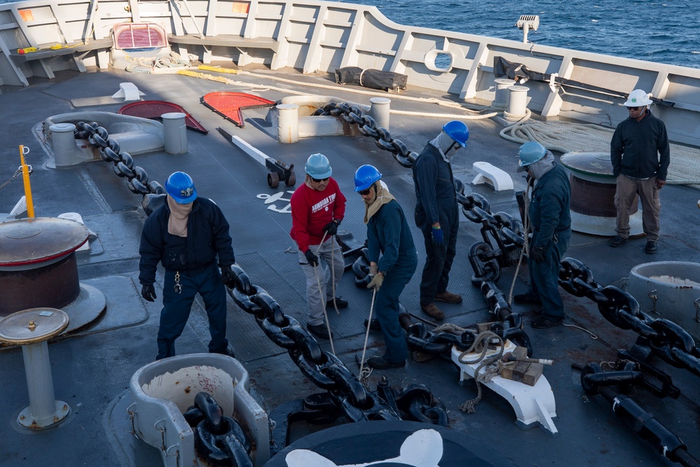 Emory S. Land Arrives in Busan, South Korea